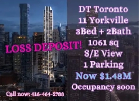 Rare 3-Bed at 11 YV Condos  Luxury  Condo Assignment Image# 1