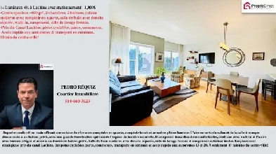 Lumineux 4½ à Lachine avec stationnement! Image# 1