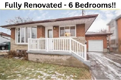 6 Bedrooms and FULLY RENOVATED!