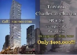 Charles at Church Condos, Close to Yorkville! Only $695,000 Image# 1
