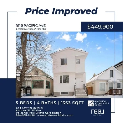 House For Sale (202502814) in Brooklands, Winnipeg Image# 1