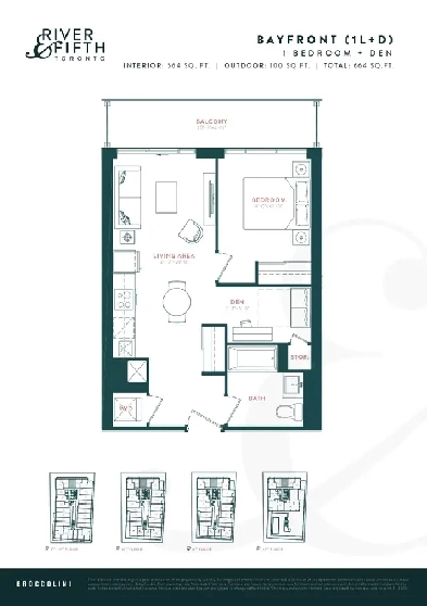 (For Sale) 1 Bed Den 1 Wash / 1 year old Condo in Downtown East Image# 1