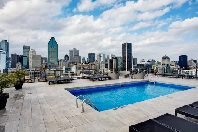 Semi furnished/meublé Studio Griffintown high floor/nice view Image# 1
