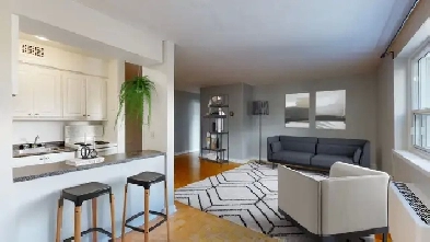 Spacious 1-Bedroom Apartment in Downtown Ottawa – Available May