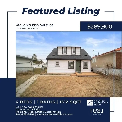 House For Sale (202508075) in St James, Winnipeg Image# 1