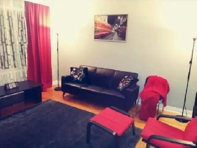 3½ meublé, LaSalle, 1 août, location mensuelle possible. Image# 1