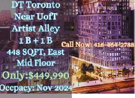 Artist Alley Condo for Sale! 1B1B 448sqft Only $449,990! Image# 1