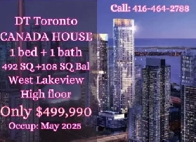 Canada House 1-Bed Assignment in DT! West Lakeview Image# 1
