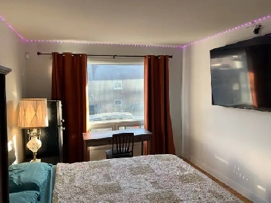 Big room, Hotel style with Huge TV and fridge Image# 1