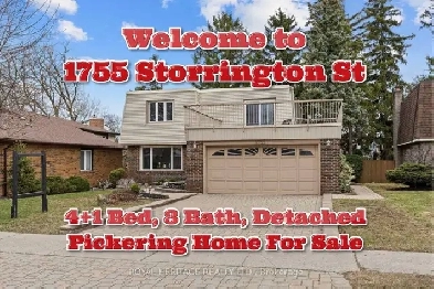 Beautiful 4 1 Bed, 3 Bath Detached Pickering Home, Finished BSMT Image# 1