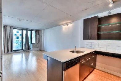 Semi-furnished studio   den condo for rent closed to ETS Image# 5