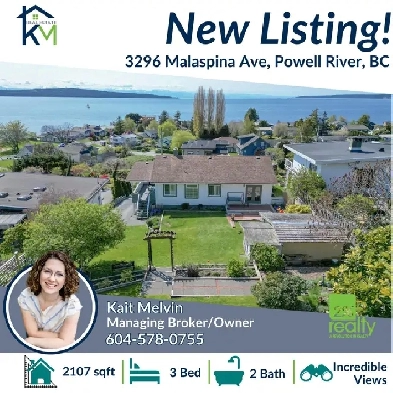 Oceanview Home for Sale in Grief Point, Powell River Image# 1