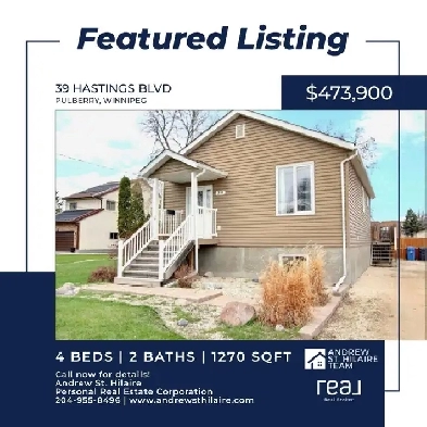 House For Sale (202509326) in Pulberry, Winnipeg Image# 1