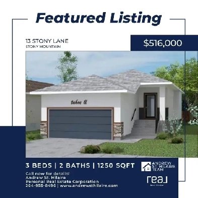 House For Sale (202506352) in Stony Mountain Image# 1
