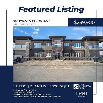 Condo For Sale (202508437) in R07, Ile Des Chenes Image# 1