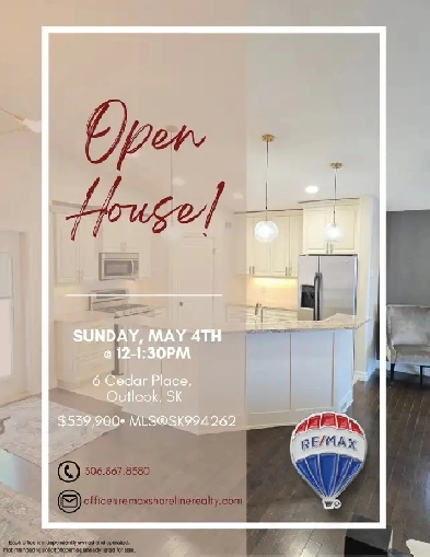 OPEN HOUSE! 6 Cedar Place, Outlook, SK Image# 10