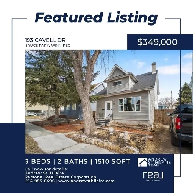 House For Sale (202508218) in Bruce Park, Winnipeg Image# 1
