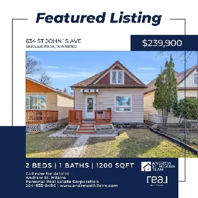 House For Sale (202509625) in Sinclair Park, Winnipeg Image# 1