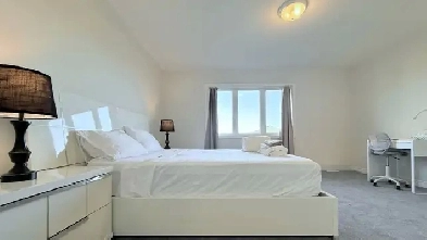 North Oshawa: Furnished  Master Bedroom in a brand new house Image# 4