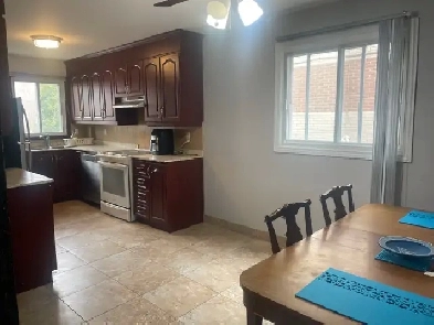 5 1/2 with double garage backyard in LaSalle Image# 1