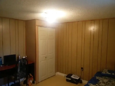 A furnished bedroom in a basement is for rent from July 1, 2025 Image# 1