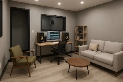 Sound Studio w/ Pro vocal booth for Rent   3 Months Free Image# 1