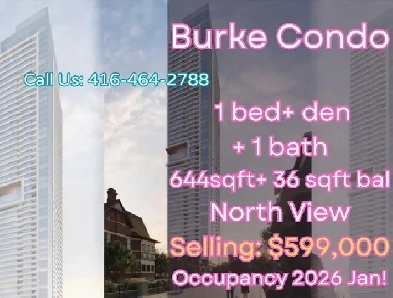 Burke Condo 1bed den 1bath $599K! Image# 2