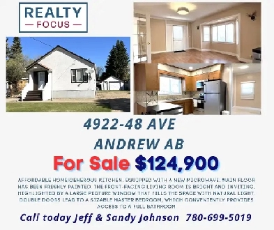 4922-48 Ave Andrew AB Homes Image# 1