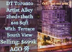 Loss $70000!DT Artist Alley 2-Bed Condo, Steps from U of T! Image# 1