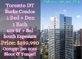 Burke Condo 1 1bed only $599k! Bloor Yonge location SELL AT LOSS Image# 2