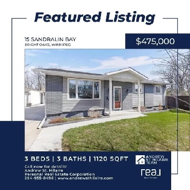 House For Sale (202510020) in Bright Oaks, Winnipeg Image# 1