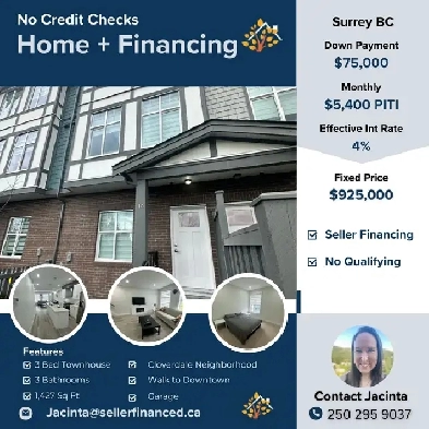 Seller Financing - 17528 60 Ave Surrey, BC (Cloverdale) Image# 1