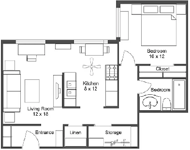 Cat Friendly 1-Bedroom Suite for Rent Image# 12