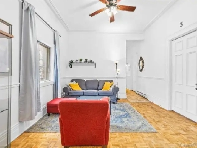 Fully furnished 3 bedroom apartment with balcony near Berri Uqam Image# 1