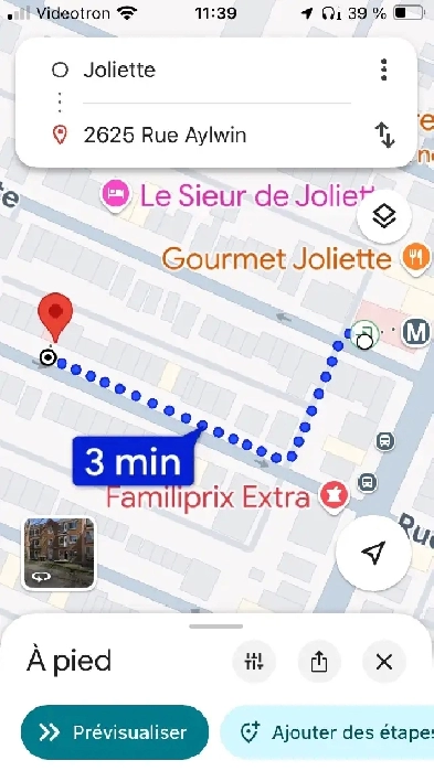 3 1/2 meublé 3 minutes métro Joliette 1er juillet Image# 6