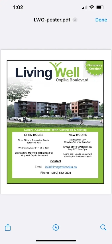 Living Well Ospika Boulevard - Open House Image# 1