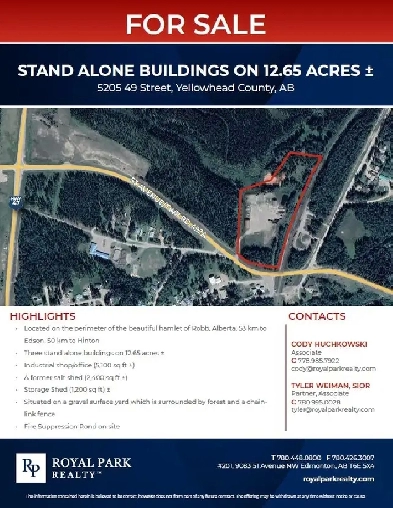 STAND ALONE BUILDINGS ON 12.65 ACRES ± FOR SALE Image# 1
