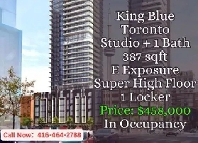 ️ King Blue Condo Toronto | Studio 1 Bath | $458,000 Image# 1
