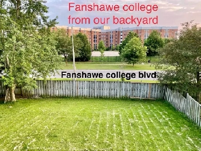 Private room with shared washroom opp Fanshawe Oxford -750 Image# 2
