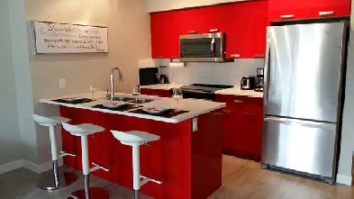 FULLY furnished, 1 bdrm   den w Futon, Ice District Avail June 1 Image# 3