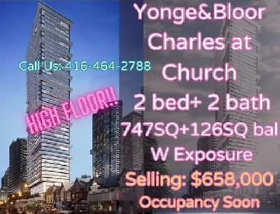 $658K! High-Floor 2 Bedroom Assignment at Charles at Church Image# 1
