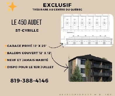 Appartement a louer 5 1/2 avec Garage. Disponible 1er Juin Image# 8