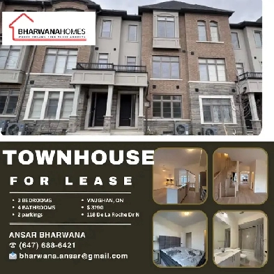 3 beds townhouse $3790 for lease immediately! Image# 1