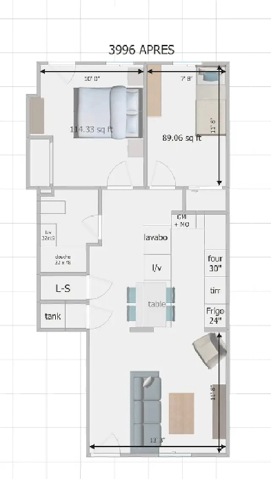 Newly redone apartment in Verdun Image# 1