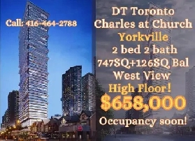 High-Floor 2 Bedroom Assignment at Charles at Church Image# 1