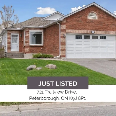 JUST LISTED - 721 TRAILVIEW DRIVE, PETERBOROUGH,ON, K9J 8P1 Image# 1