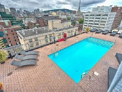 Downtown Montreal Beau spacieux Studio 100% meublé tout inclus Image# 1