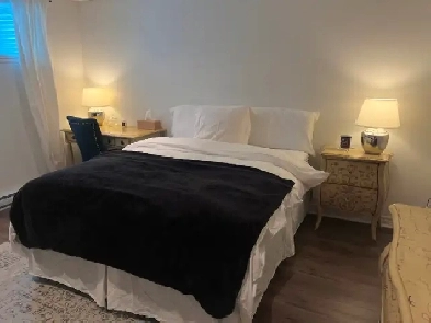 LOUER Mont-Saint-Hilaire - chambre meuble / salle de bain Image# 2