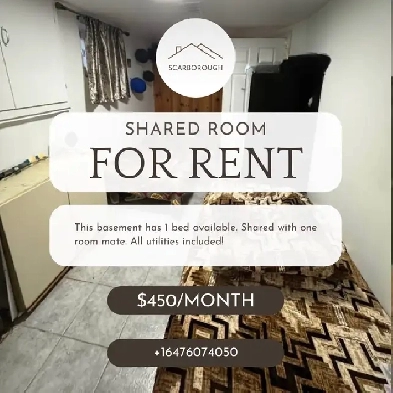 Fully Furnished Shared Basement Room by Brimley & Eglinton Image# 5