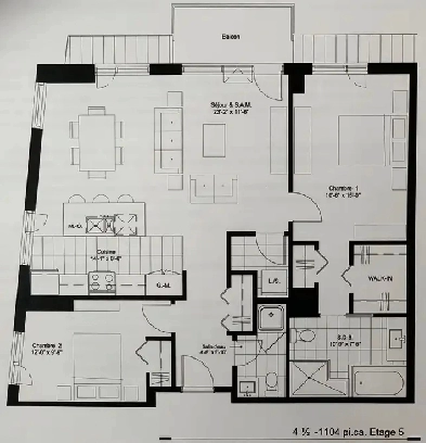 STUNNING MODERN FURNISHED 4 ½ - MAGNIFIQUE 4 1/2 MODERNE MEUBLÉ Image# 8